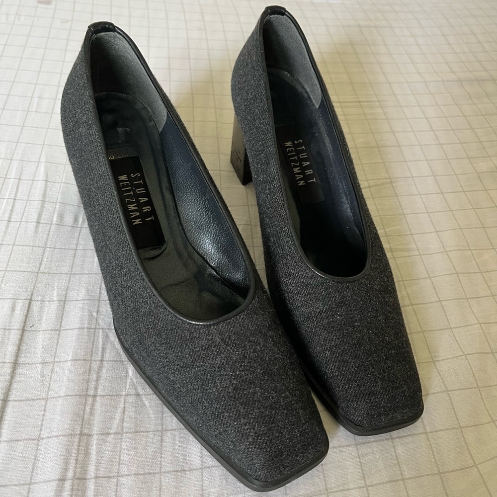 Stuart Weitzman Pump Shoes Gray Size 8